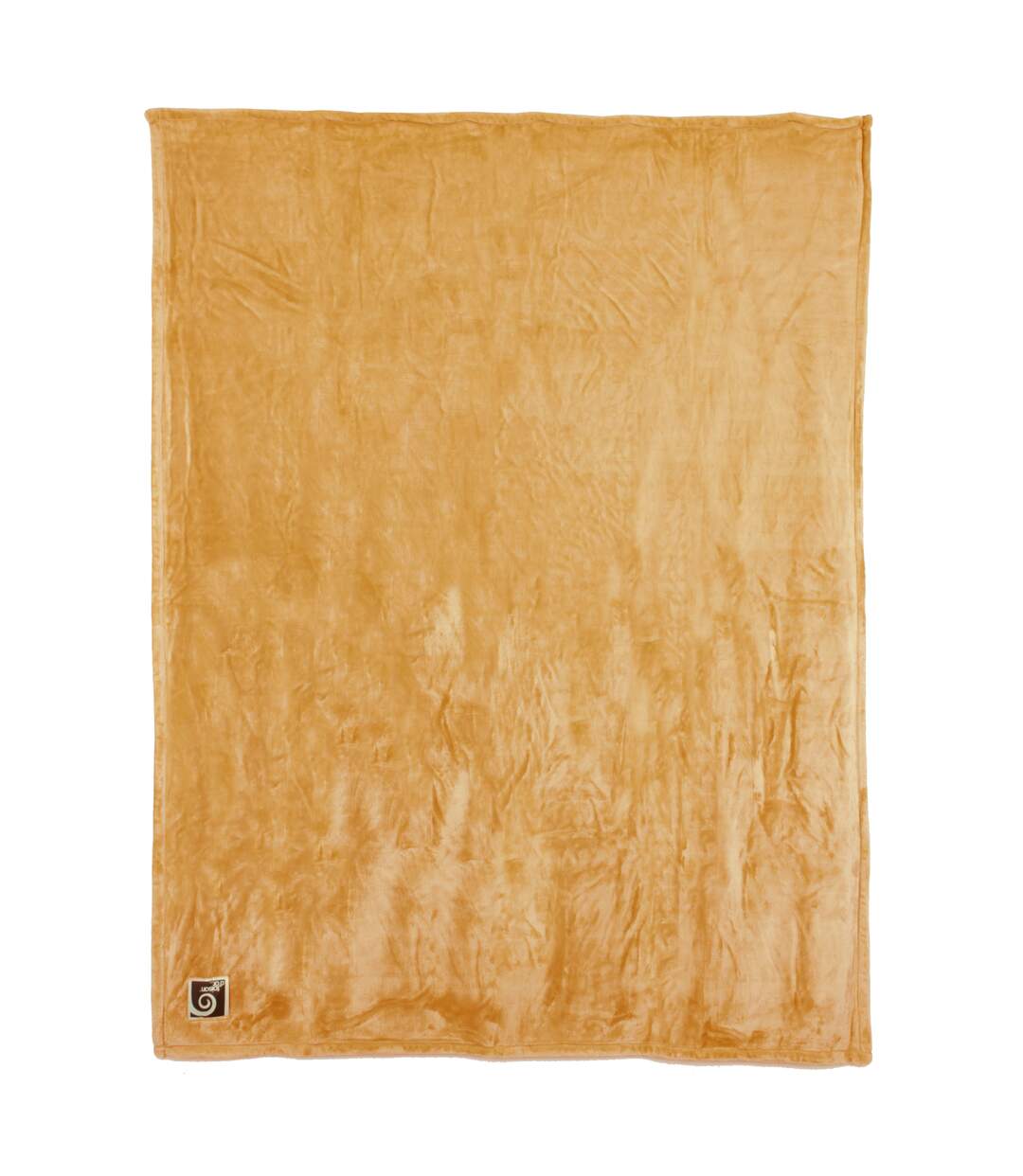 Plaid polaire 150x200 cm microvelours 100% Polyester 280g/m2 VELVET Jaune Miel
