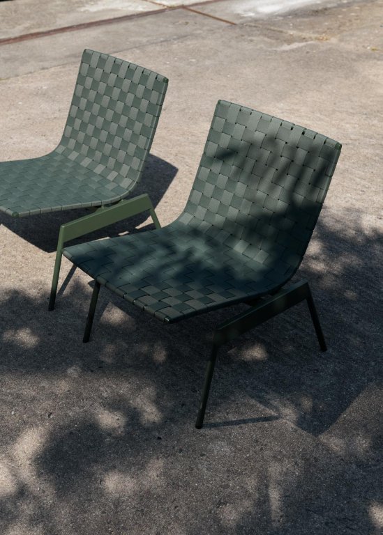 &tradition Ville AV44 Outdoor fauteuil Bronze Green