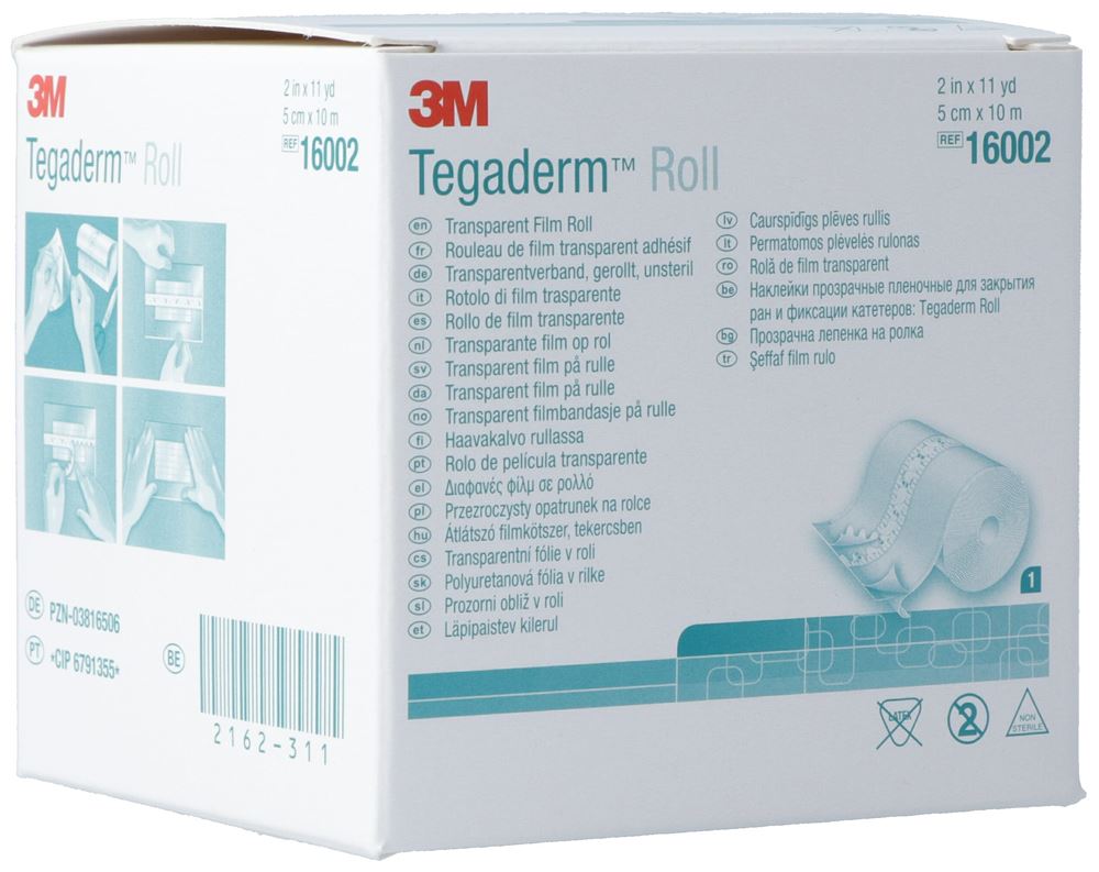 TEGADERM Wundverband 5cmx10m transparent 1 Stk