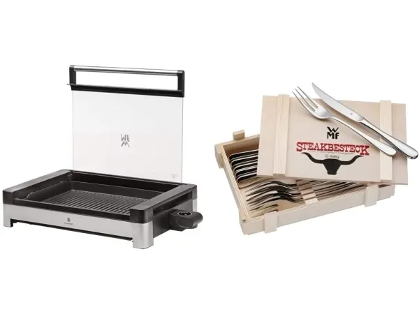 WMF LONO - Grill - elektrisk - 1160 cm2 - Cromargan