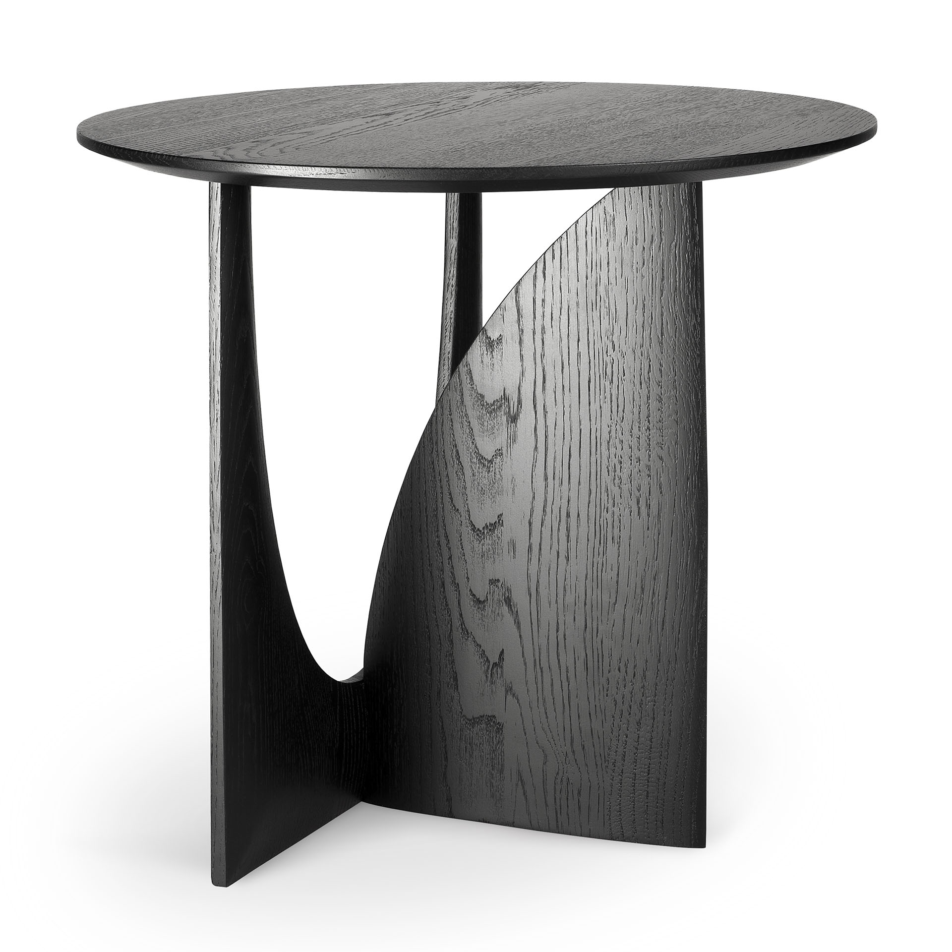 Geometric bijzettafel - eiken zwart