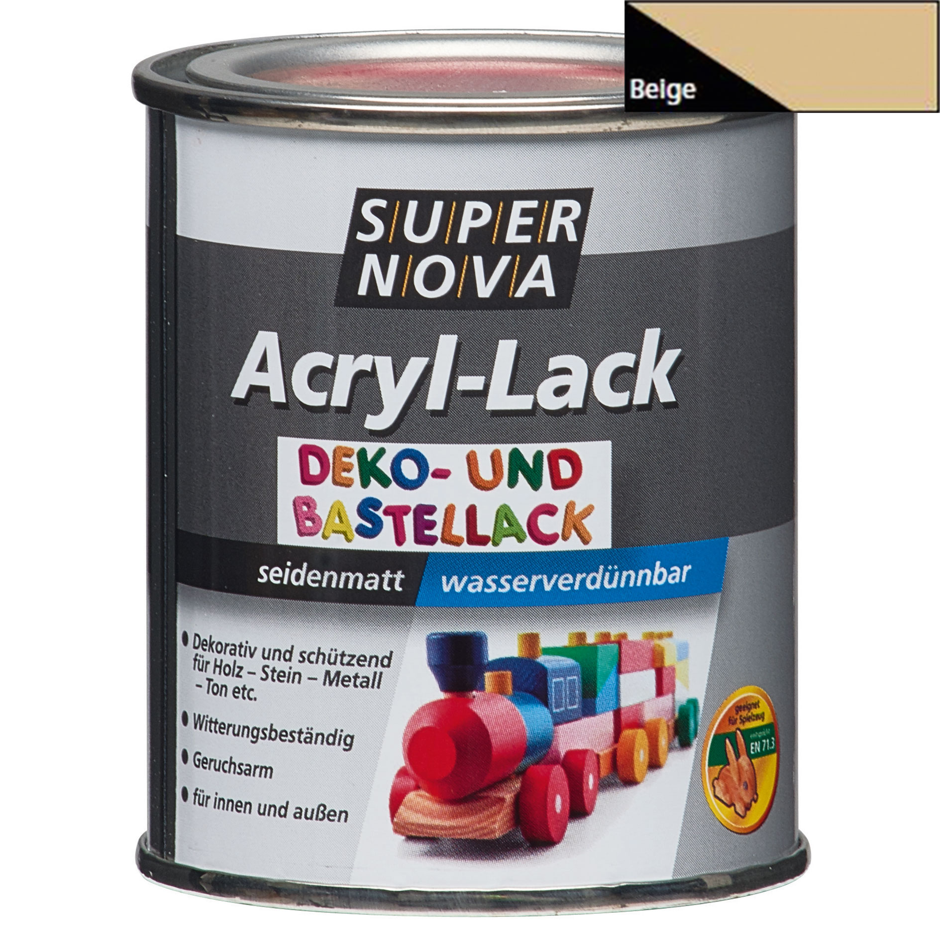 Acryl-Bastellack - beige - 125 ml
