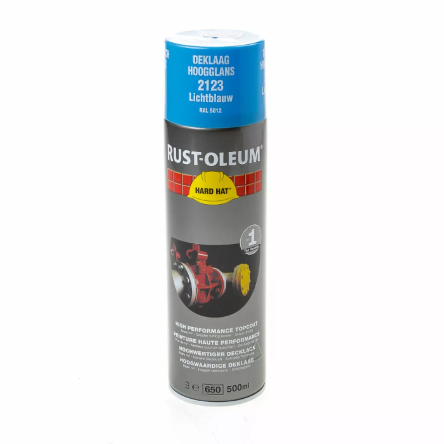 Rust-Oleum Hard Hat 2123 - RAL 5012 lichtblauw - 0,5L