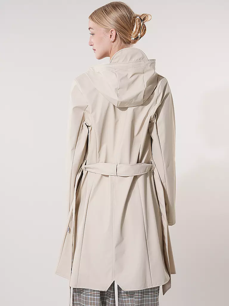RAINS Regenjacke CURVE W JACKET  beige