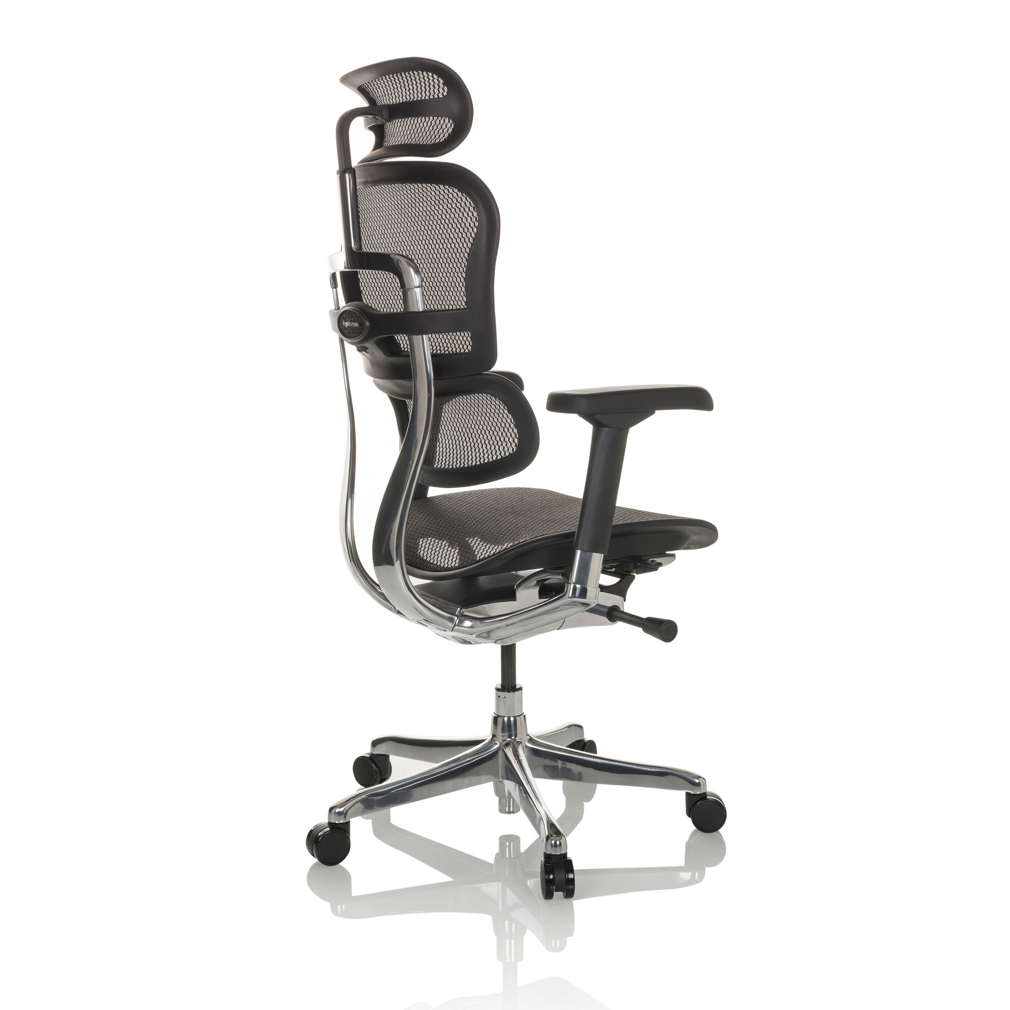 Luxus Chefsessel ERGOHUMAN GEN2 Netzstoff mit Armlehnen (höhenverstellbar) hjh OFFICE