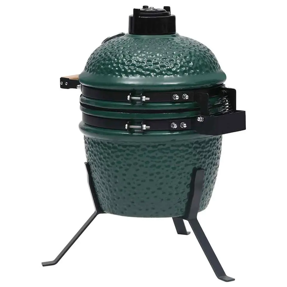 vidaXL - Rokersbarbecue - Groen - Keramiek