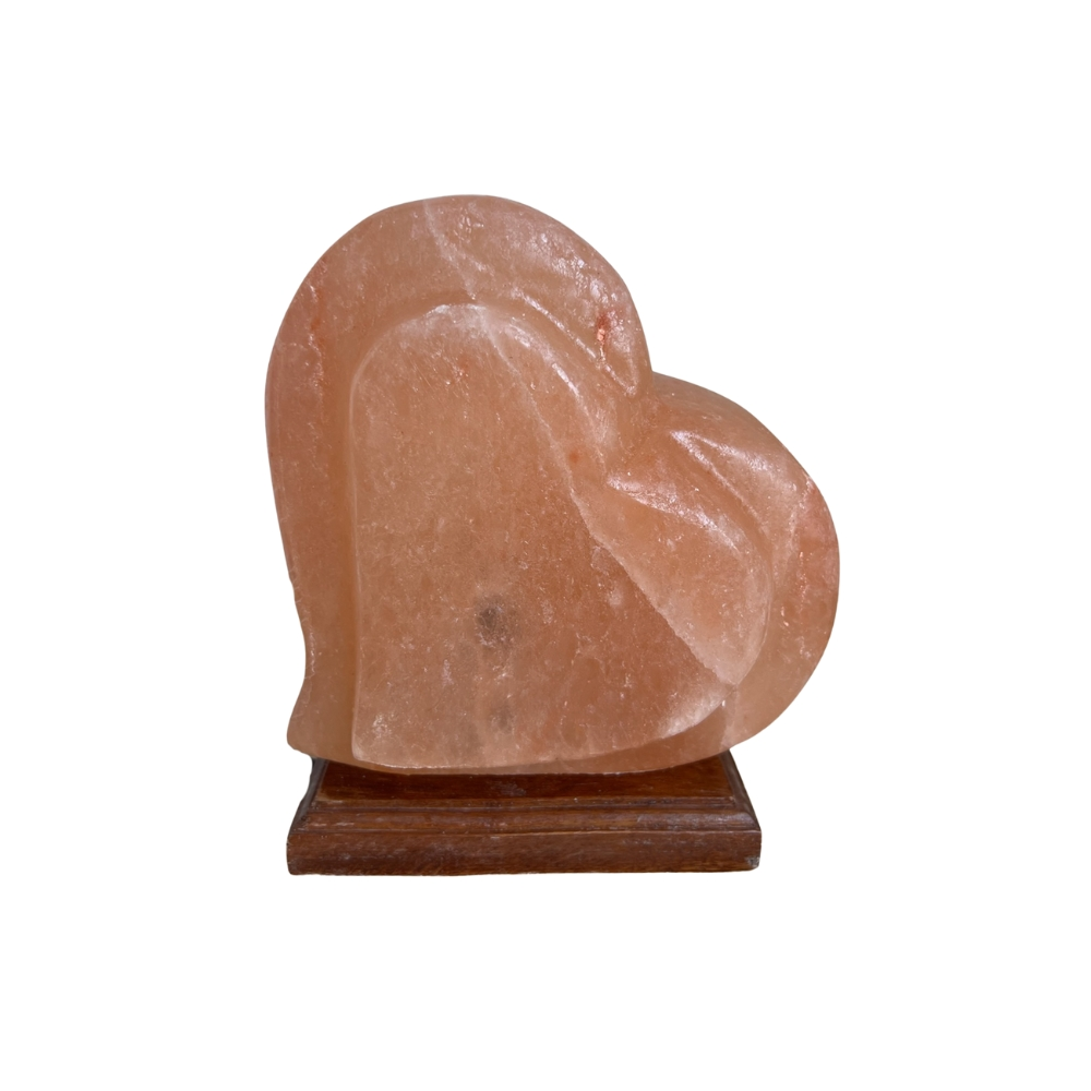 Tafellamp Hart zoutlamp