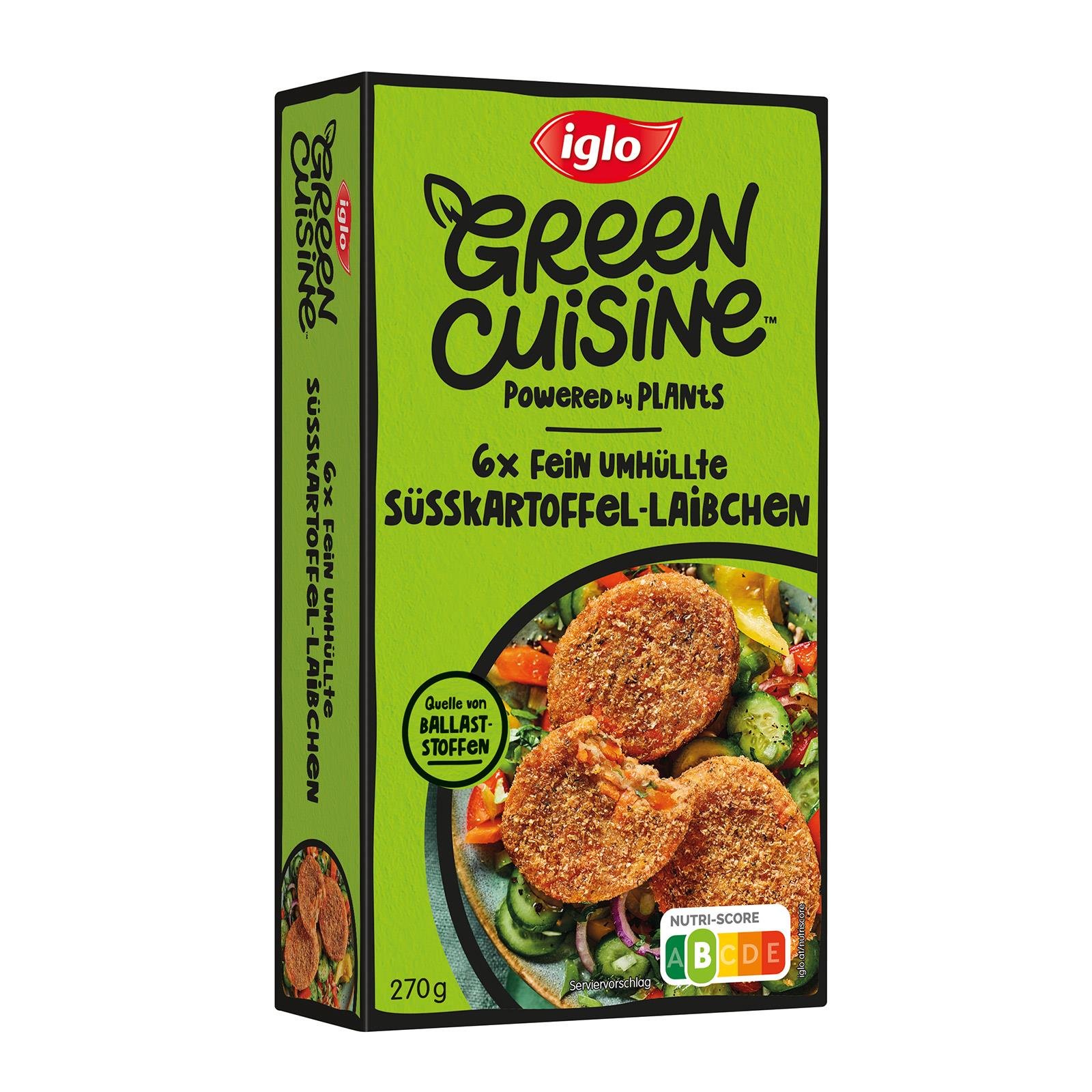 Iglo Green Cuisine Süßkartoffel Laibchen