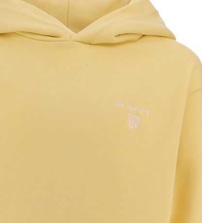 GANT Kapuzenpullover - Contrast Shield - Mildes Yellow