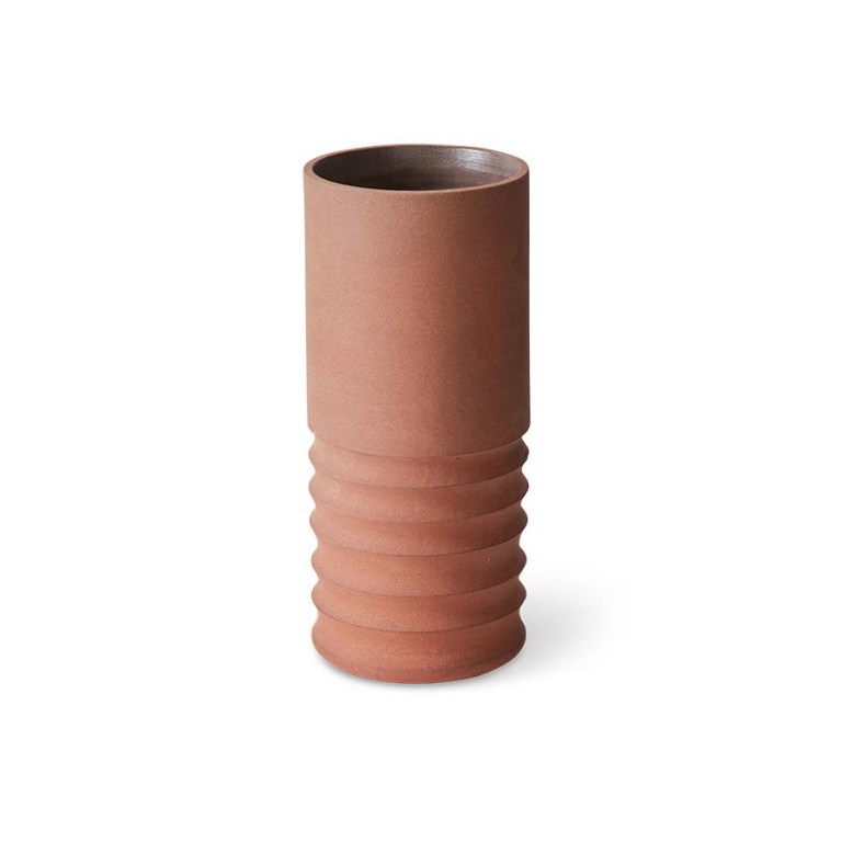 HKliving Handcarved Tube vaas