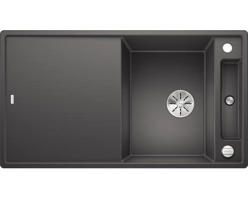 Blanco AXIA III 5 S spoelbak, 915 x 510 mm, rotsgrijs, zonder multifunctionele kom, 523216