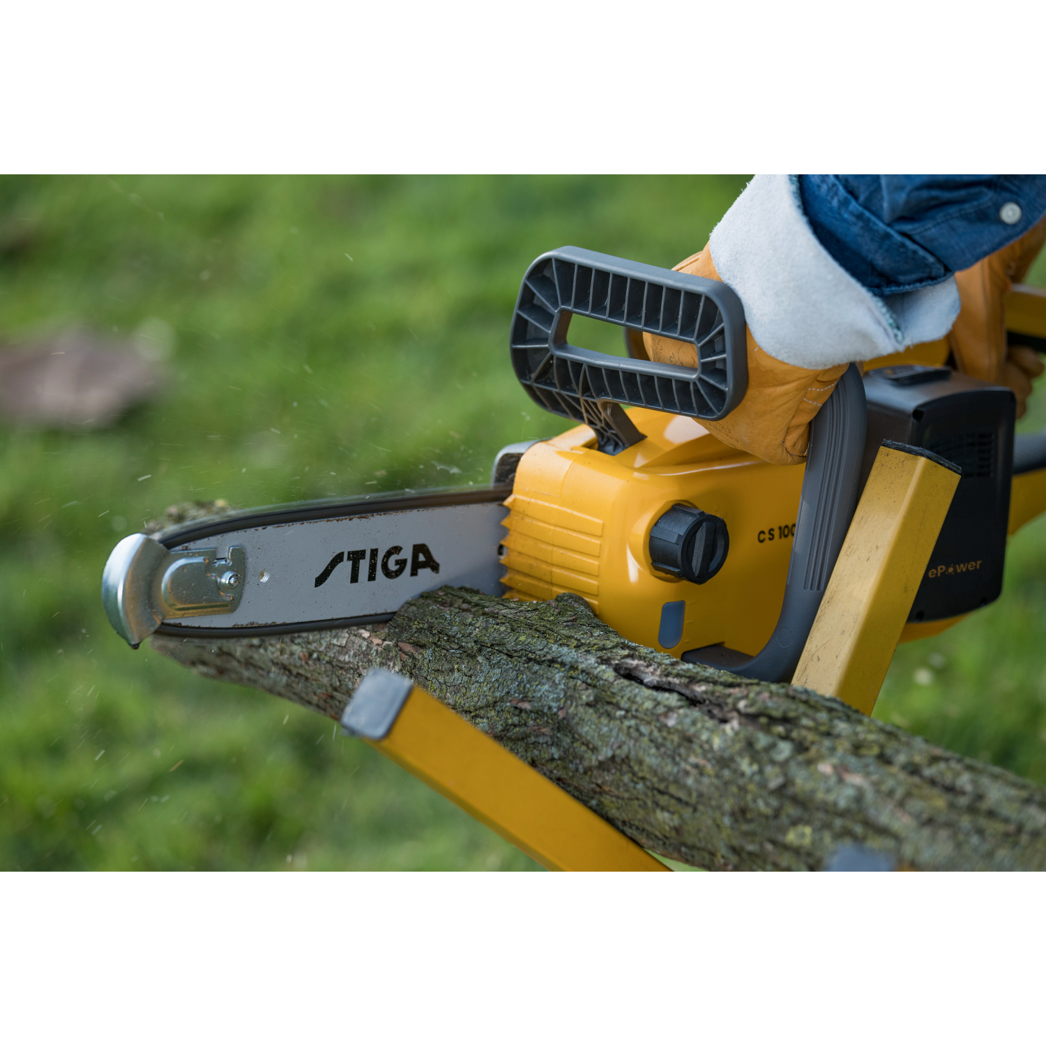 Stiga CS 100e Kit Accu kettingzaag (1x 4,0Ah accu) - 20V