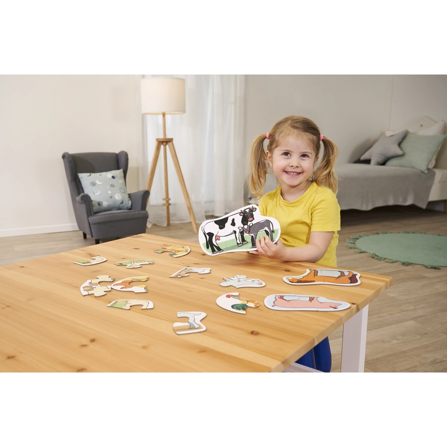 Noris 6 erste Puzzles – Bauernhoftiere