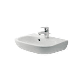 Duravit D-Code fontein m. kraangat 45x34cm wit