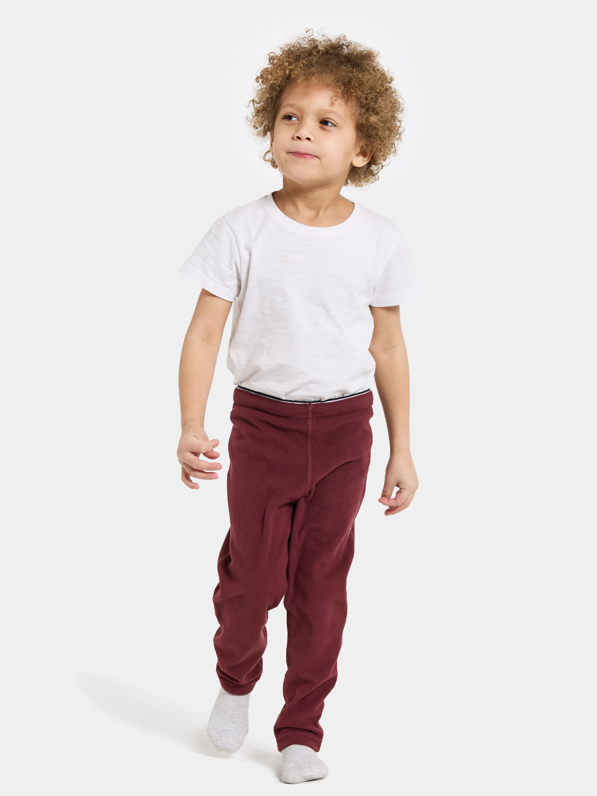 Didriksons Monte Kids Pants 9 Anemon Red