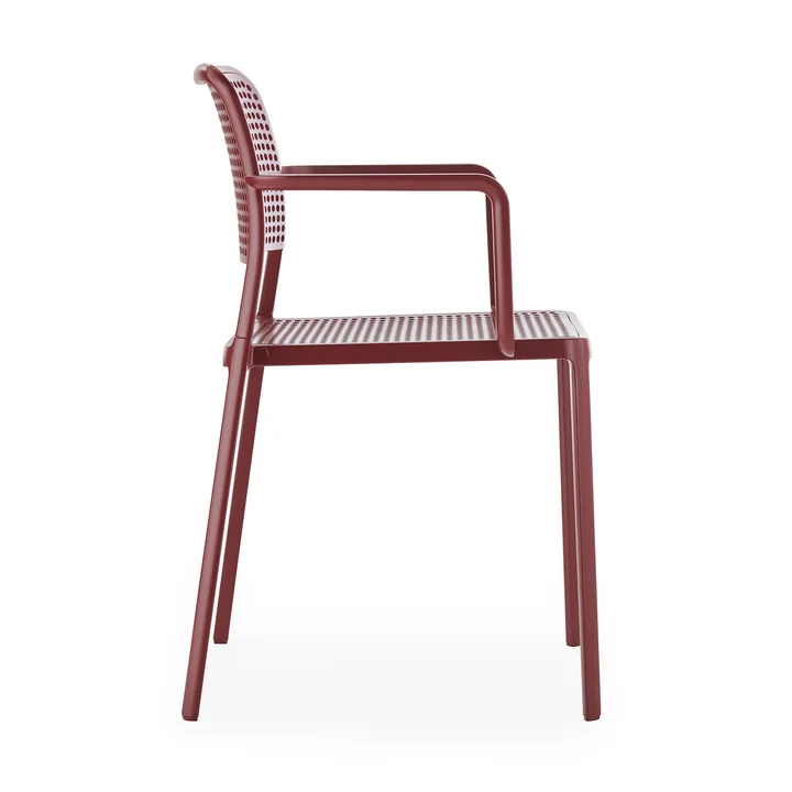Kartell - Audrey Gartenarmlehnstuhl, blau