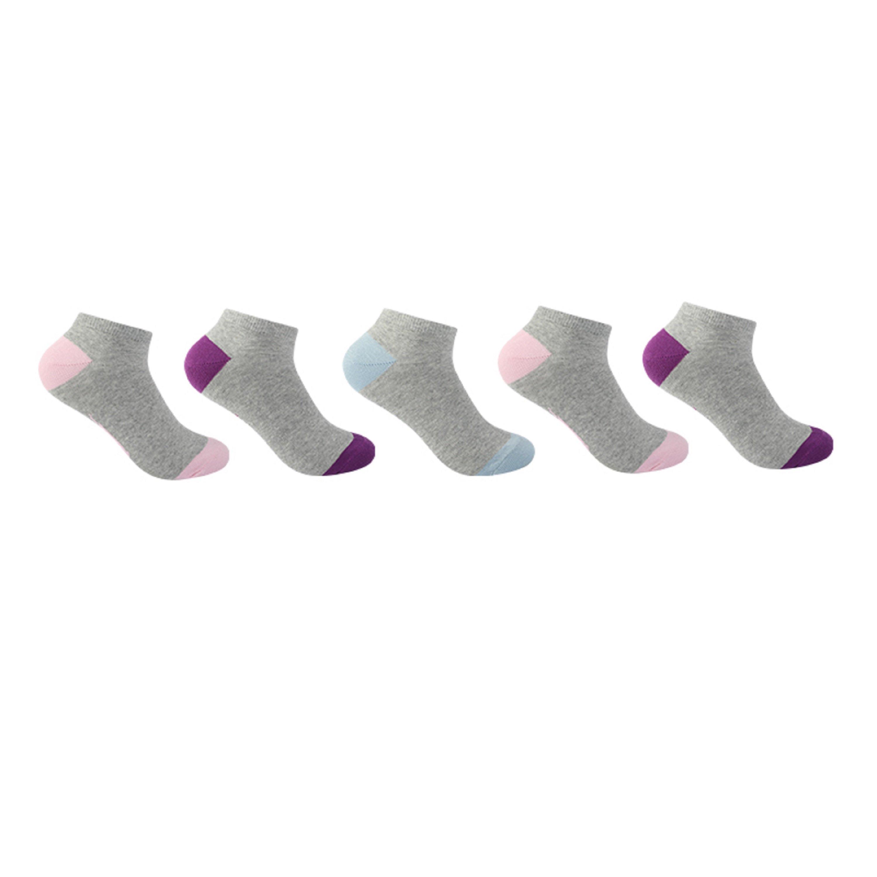 Slazenger Trainer Socks 5 Pack Ladies