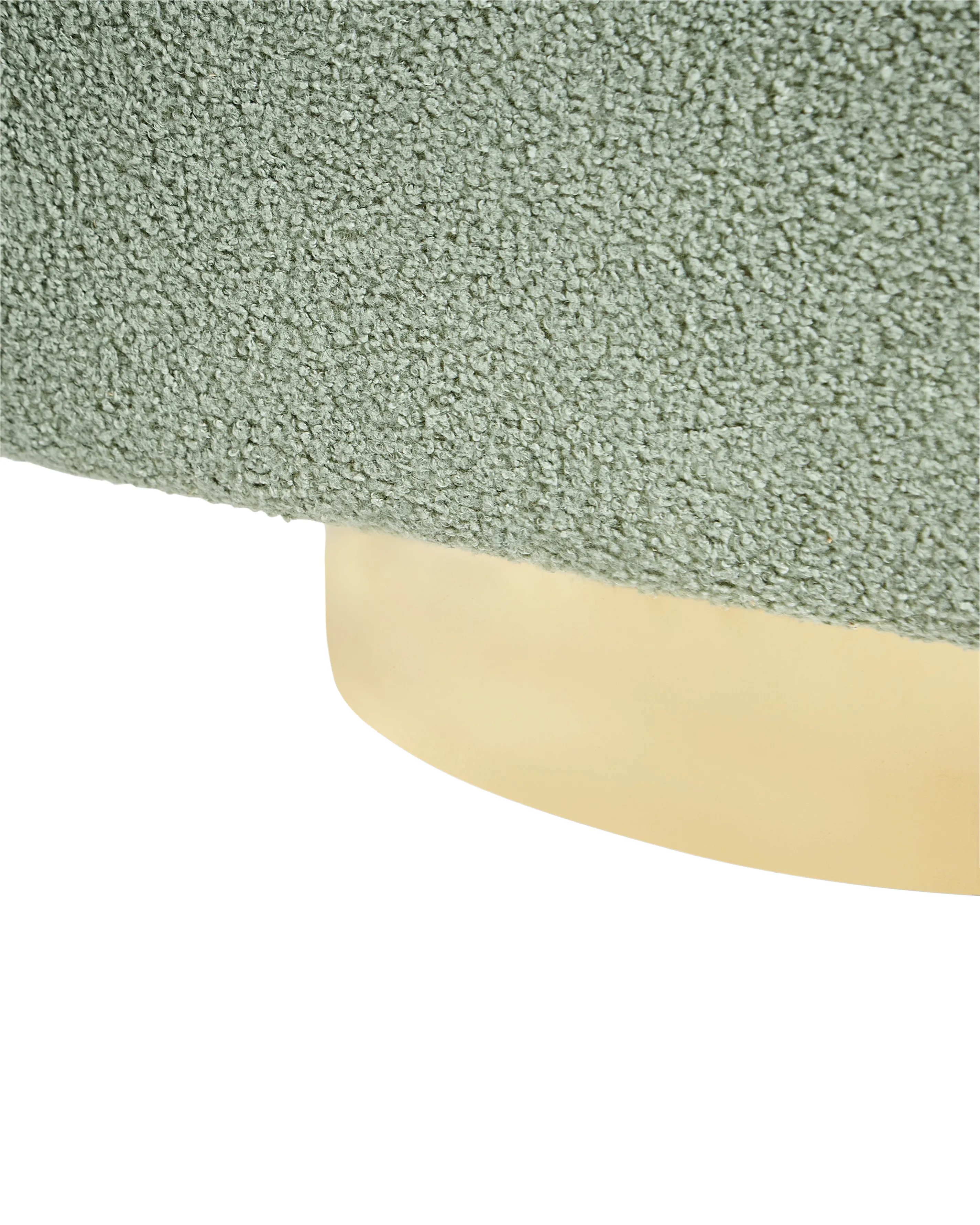 Fauteuil LAVIK Bouclé Lichtgroen
