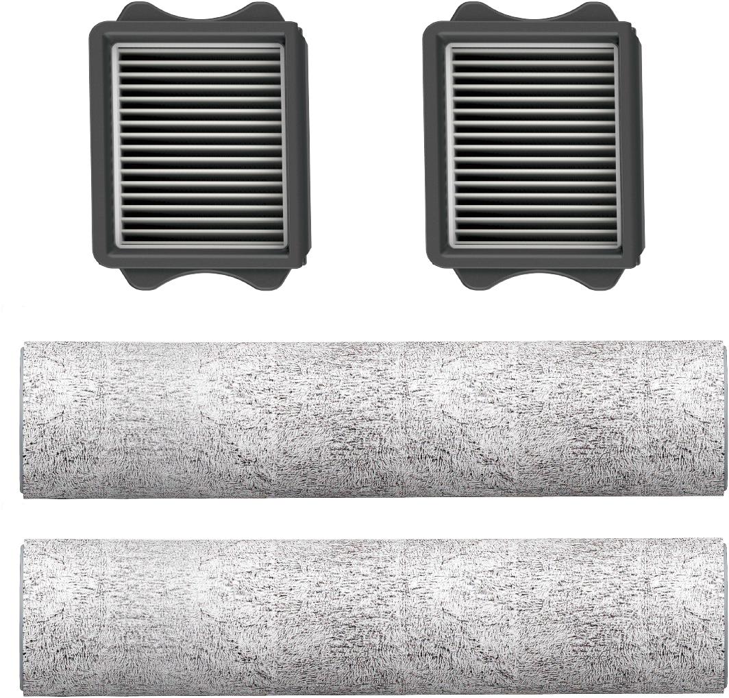 Tineco Filter-Set »Zubehör-Set und Ersatzbürsten« 4 Stk. tlg. für Tineco S5 Stretch Extreme, S7 Stretch, S9 Artist Premium