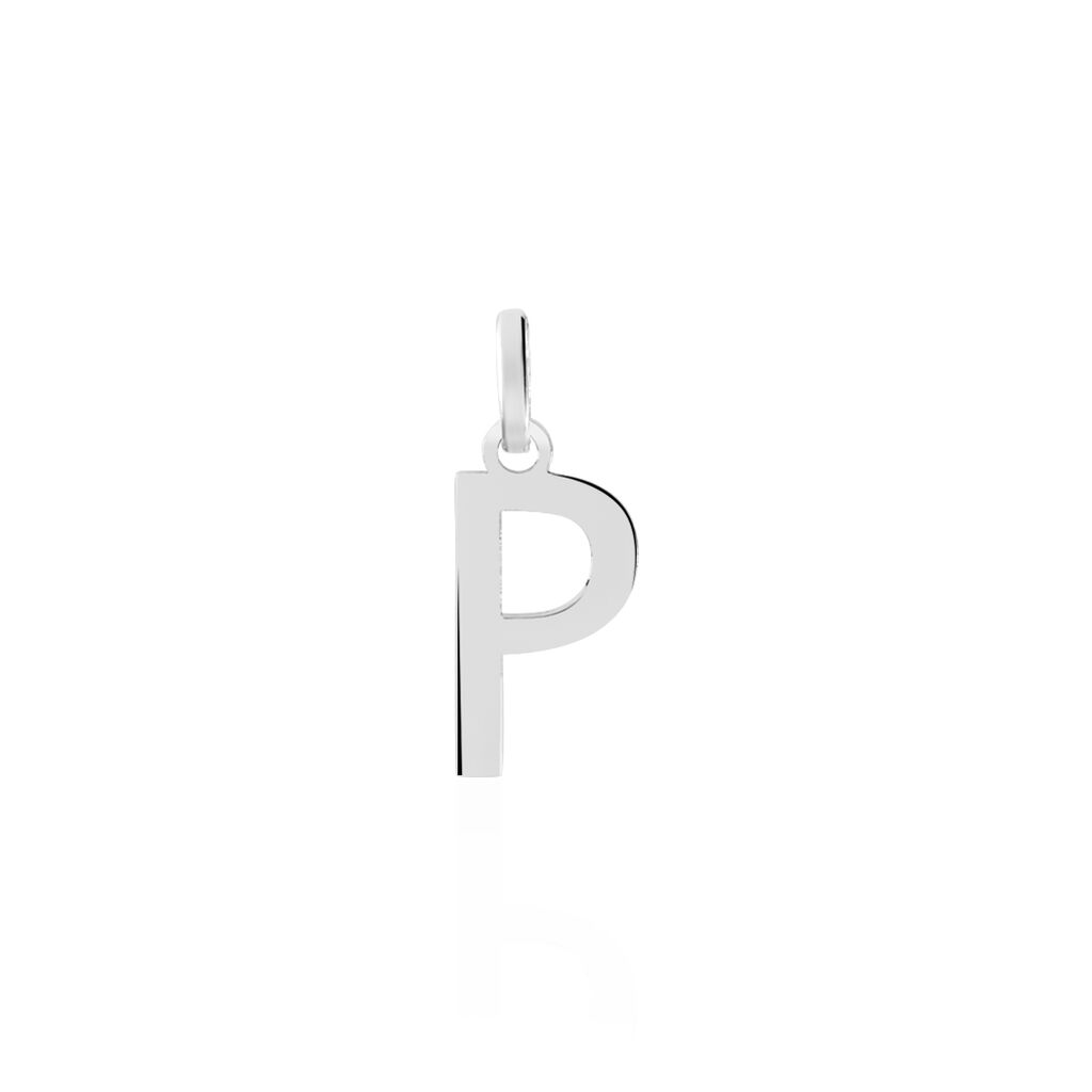 Pendentif Ionia Lettre Or Blanc