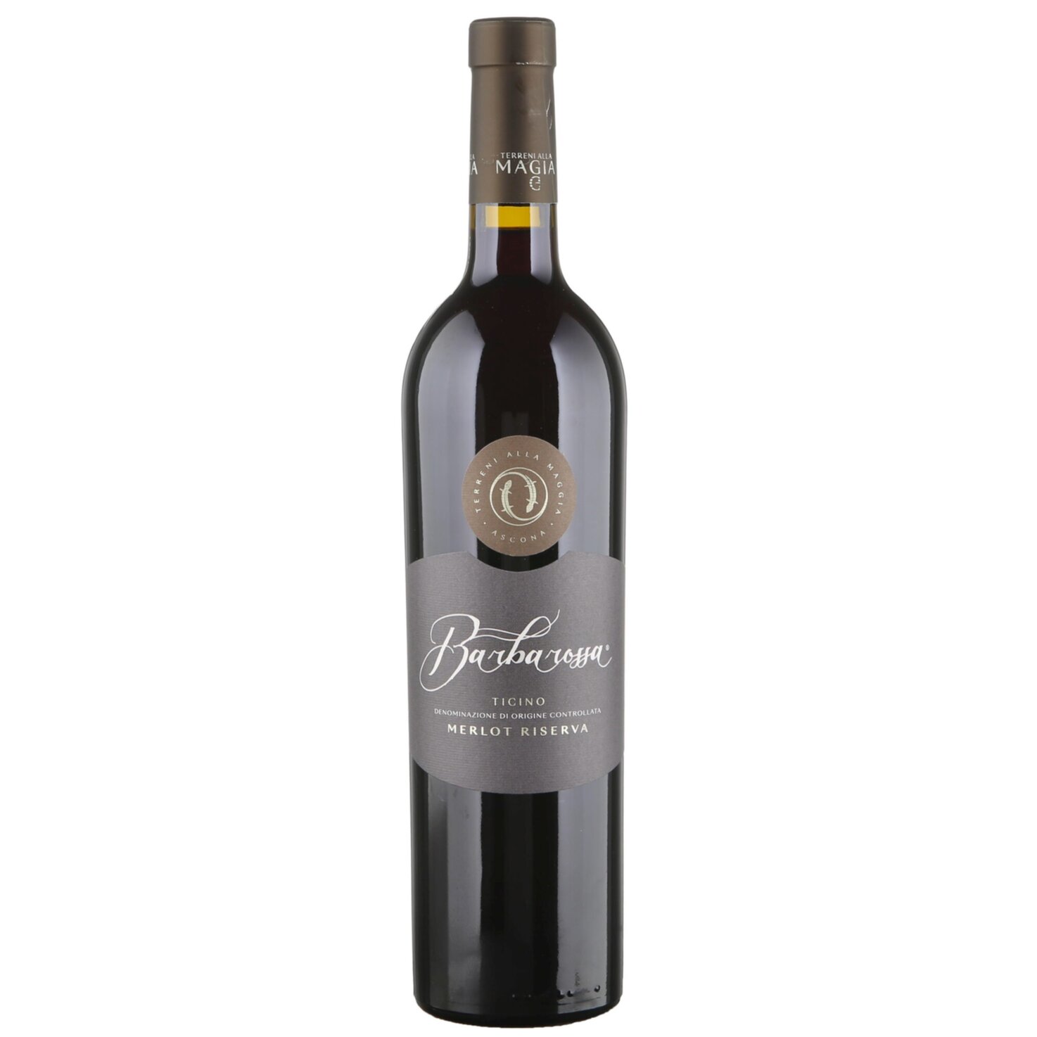 Ticino DOC Merlot Barbarossa Riserva Terreni alla Maggia -75cl