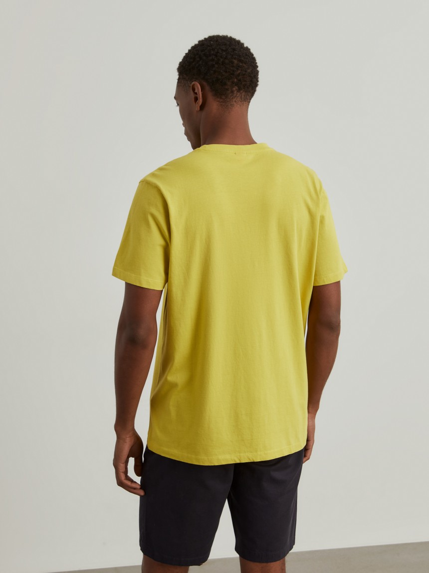 T-shirt com estampado em algodão