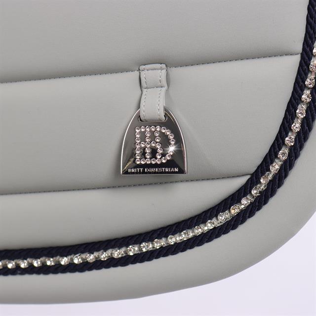 Zadeldek BRITT EQUESTRIAN AW25 Veelzijdigheid Lichtgrijs