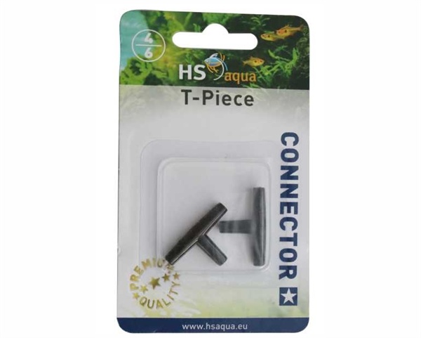 HS Aqua T-stuk 4-6mm (2 stuks) | Koppelstuk luchtslang
