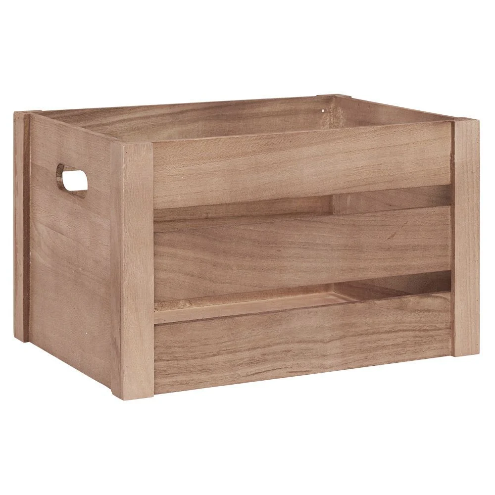 Caisse de rangement en bois Taille M