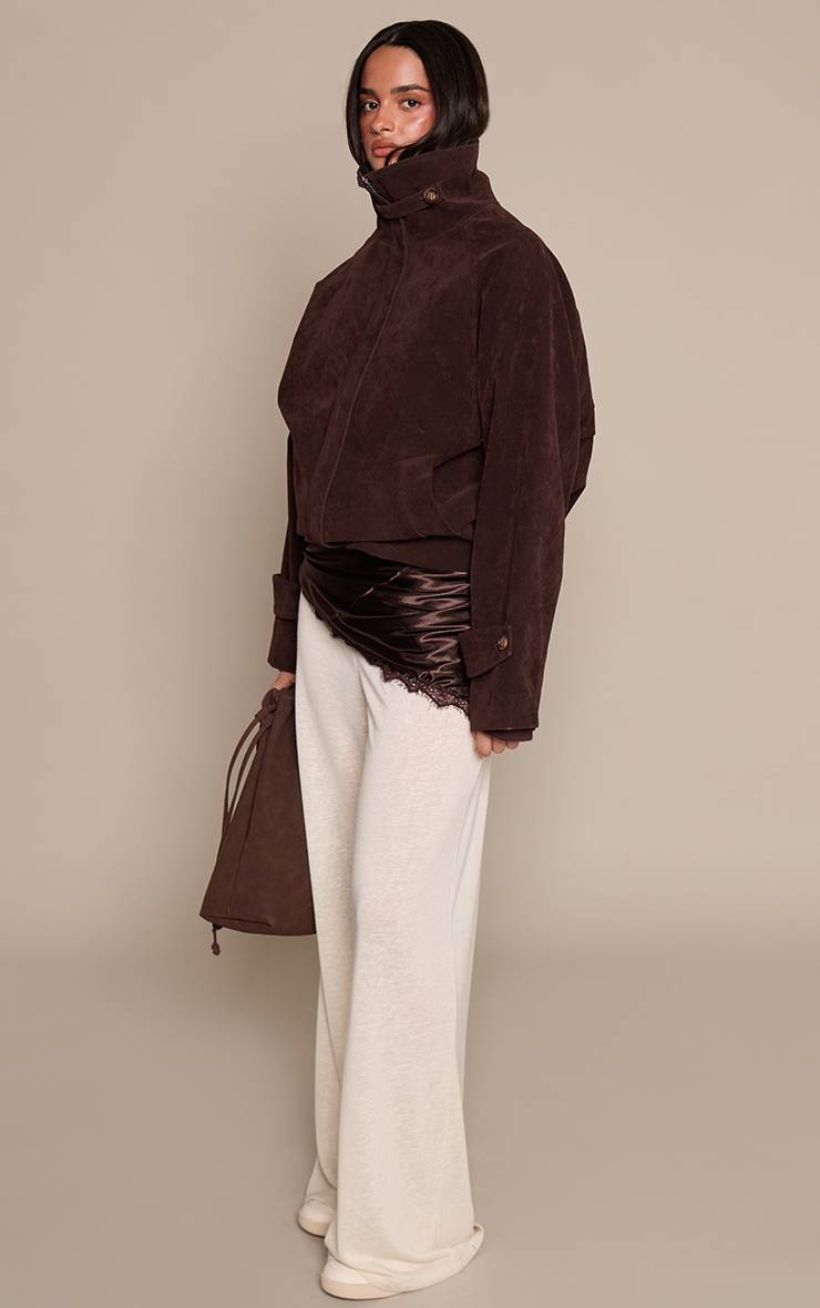 T-shirt Oversize À Manches Superposées En Jersey Chiné