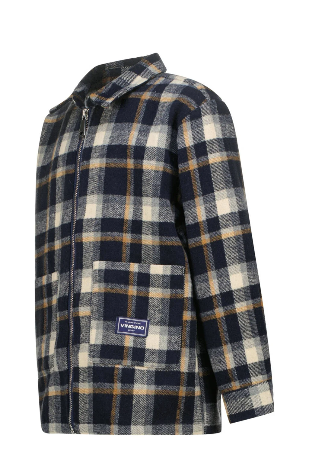 Vingino overhemd donkerblauw