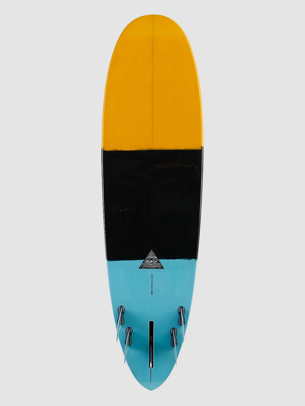 Light Drop Resin Tint Surfboard orange/black/blue