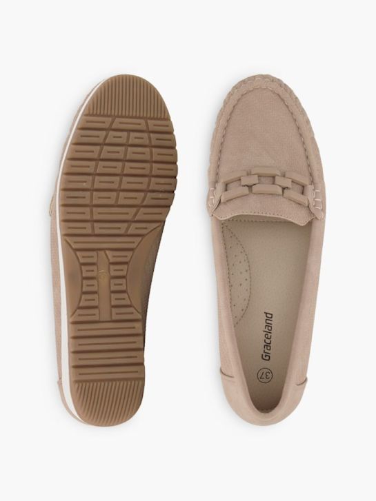 Graceland Mokassin Taupe