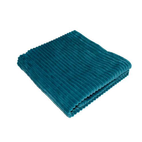 Couverture boudoir 75x100 cm Paon - DOMIVA