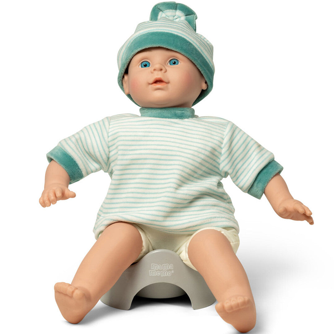Mama memo poppenpotje grijs