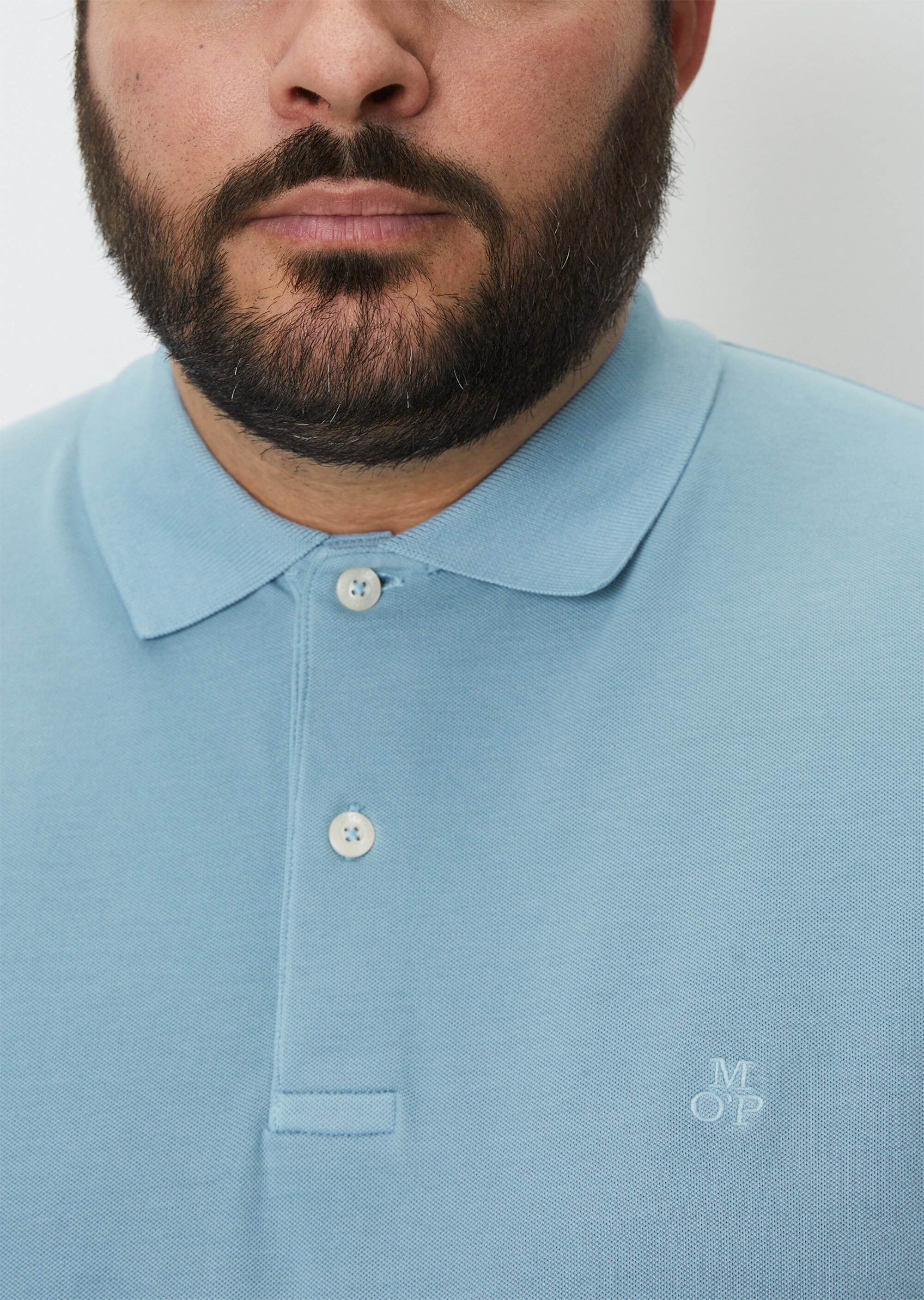 Poloshirt Piqué regular aus Bio-Baumwolle mit Elasthan