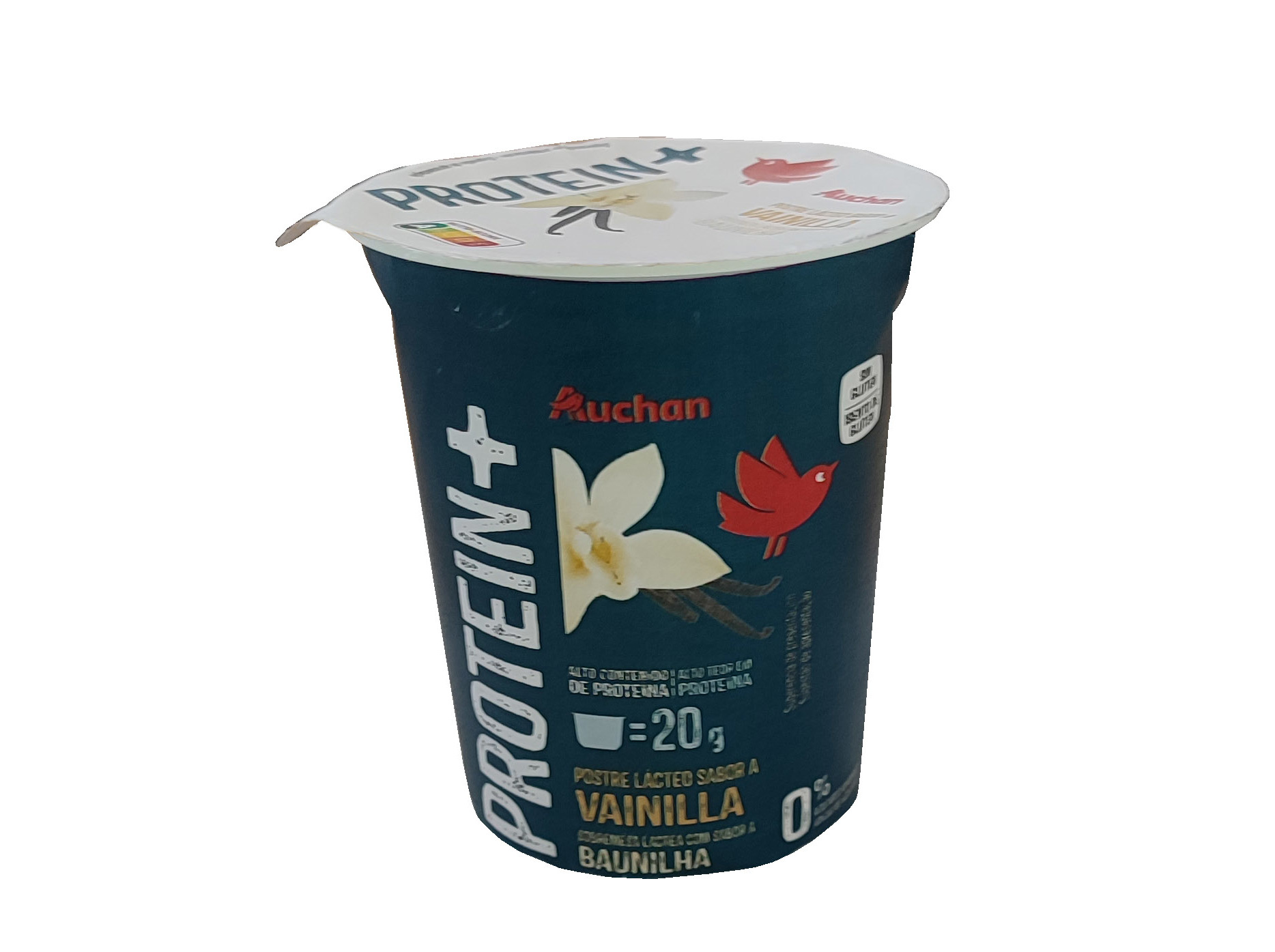 PUDIM AUCHAN  PROTEÍNA BAUNILHA 200G