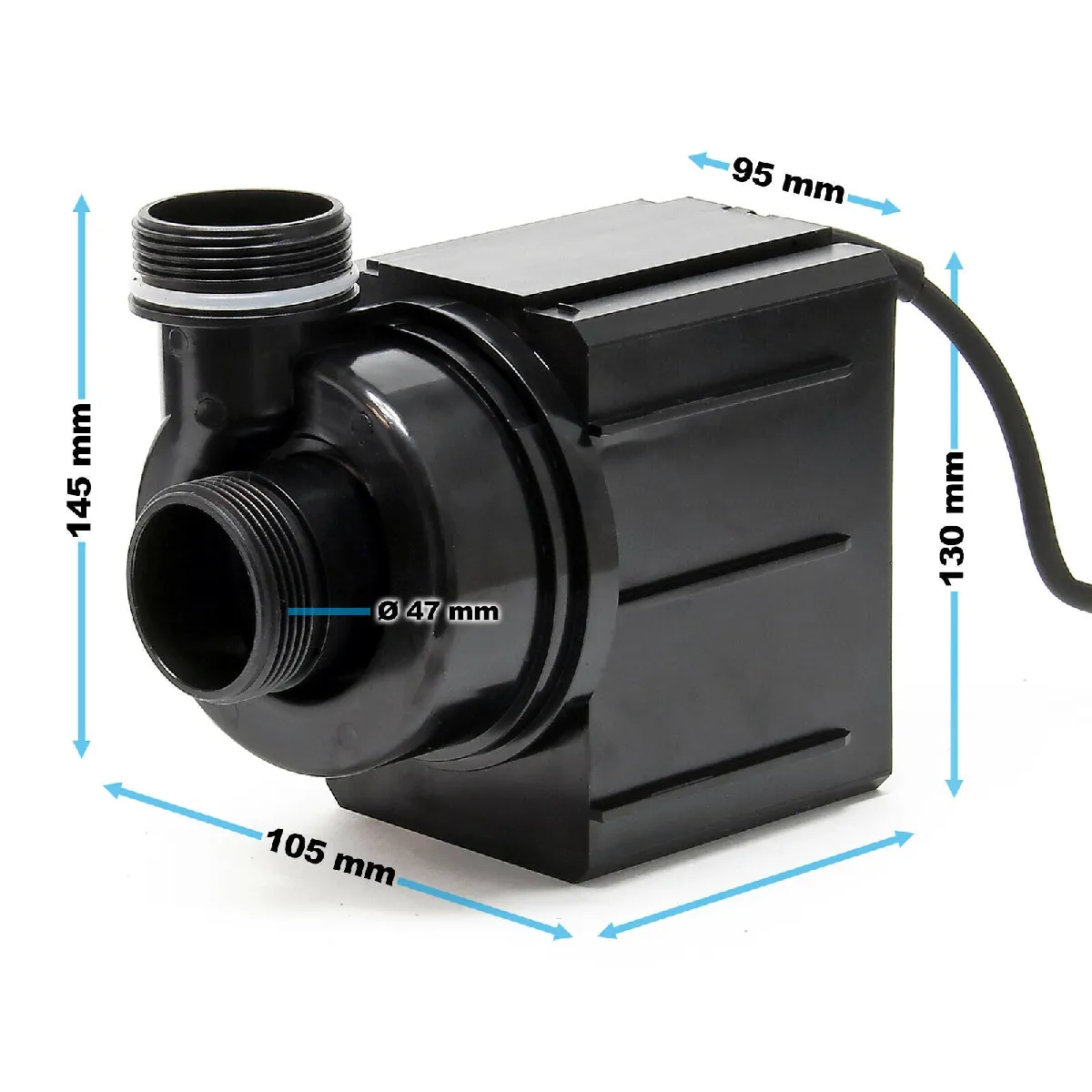 Pompe bassin Eco 12000 l/h 100W â€“ Helloshop26