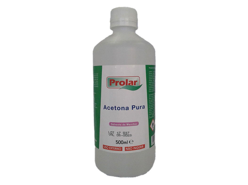 ACETONA PURA PROLAR 500ML