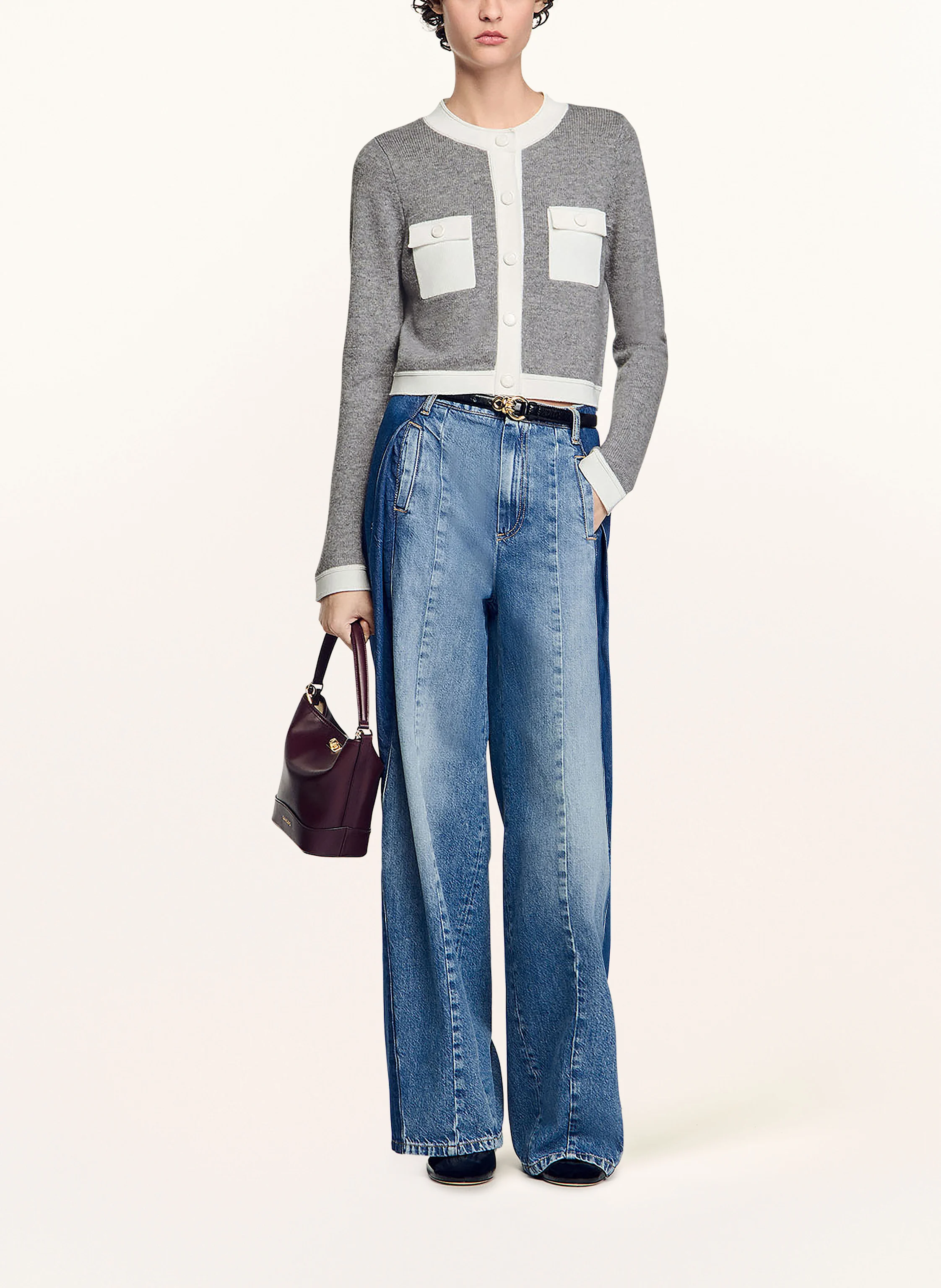 SANDRO Strickjacke