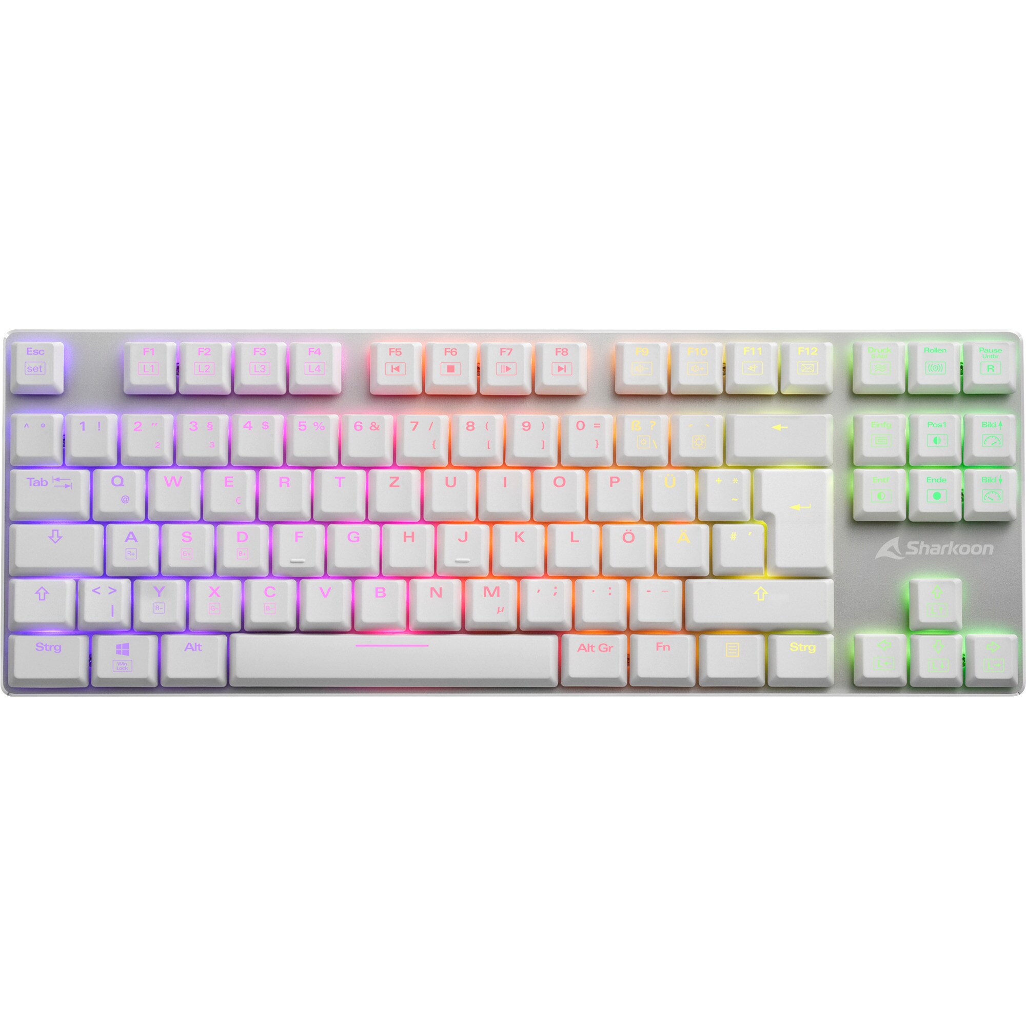 Sharkoon Gaming-Tastatur PureWriter TKL RGB