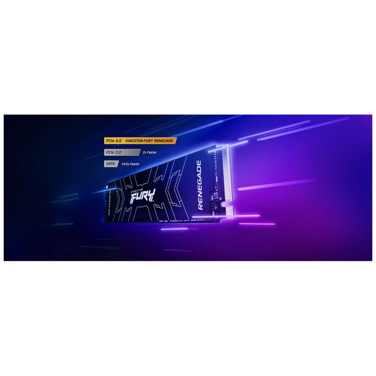 Kingston FURY Renegade PCIe 4.0 NVMe M.2 intern SSD (2TB)