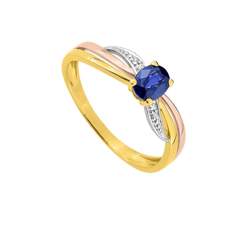 Bague femme - Saphir - Or 18 Carats