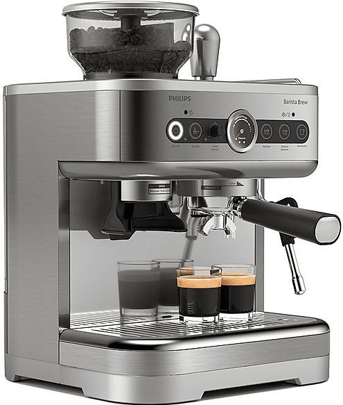 Barista Brew - PSA3228/01 - Espressomachine - Dubbel Bonenreservoir - Roestvrijstaal