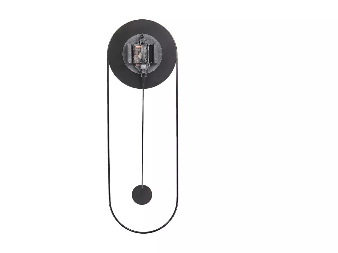 Horloge murale SALVAN 20 cm Métal Noir