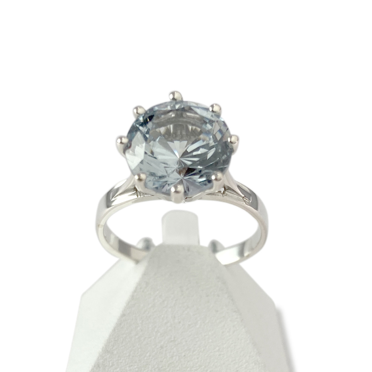 Bague d'occasion argent 925 spinelle synthétique