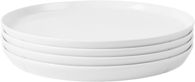 Rosendahl GC Essentials Middagstallerken Ø25 cm hvid 4 stk. Hvid
