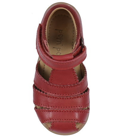 Pom Pom Sandalen - Vorspeisen Scallop Klettband - Dusty Ed