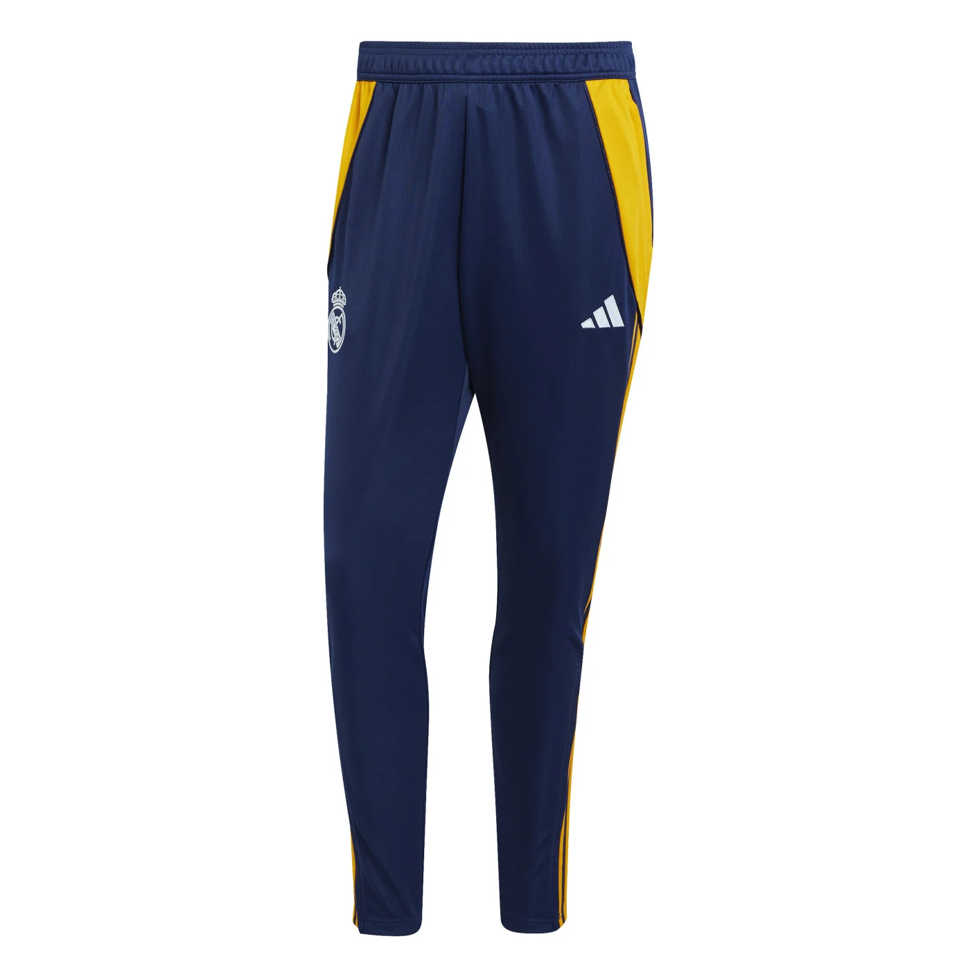 Adidas Real Madrid Trainingspak Full-Zip 2024-2025 Lichtblauw Donkerblauw Geel