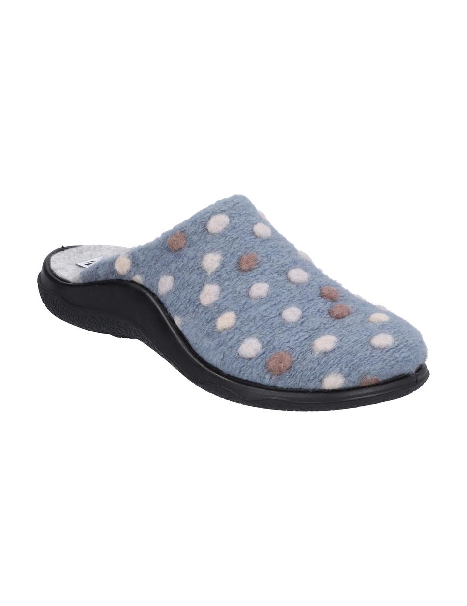 Hausschuh Roubaix 05, blau-multi